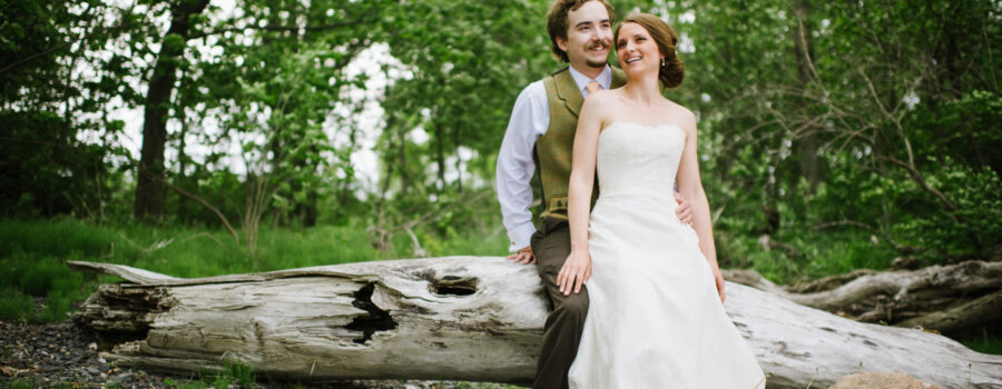 Emily & Ian Grand Isle Lake House, Richmond Round Church